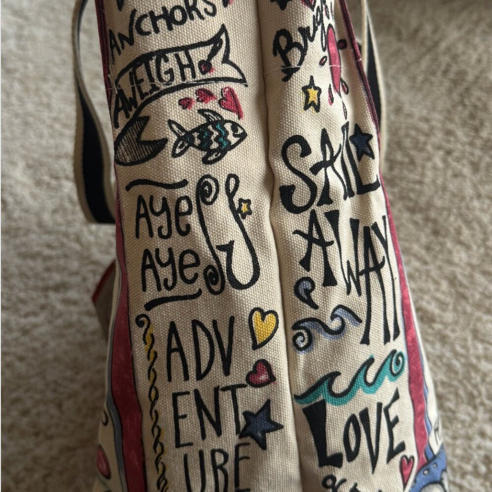 Brighton Seas the Day Tote Bag - Picture 7 of 9